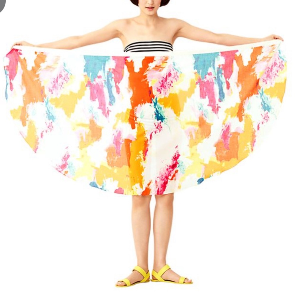 Kate Spade Saturday Half-Circle Scarf in Abstract